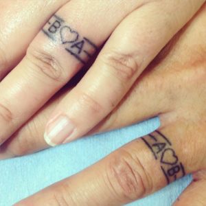 парные татуировки для мужа с женой