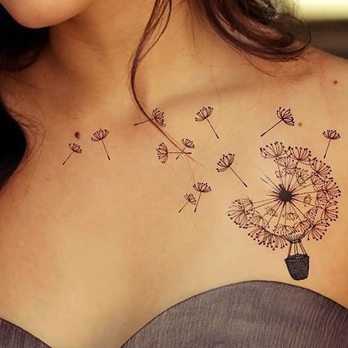 татуировки на грудях