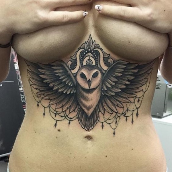 татуировки для девушек грудка